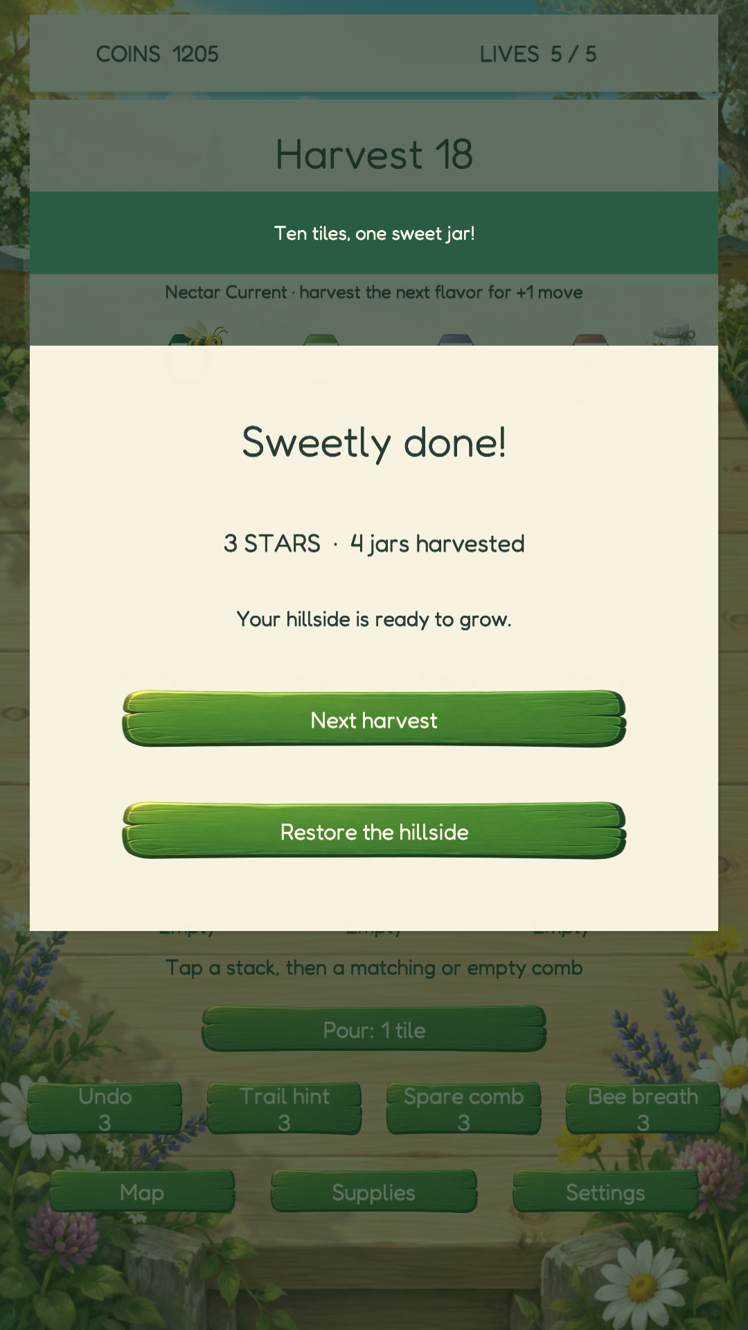 Honeycomb Harvest gameplay screenshot 2